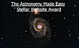 Stellar Award from Astronomy Made Easy  Width - 121 Height - 67