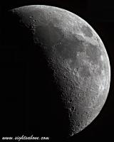 Moon Approaching 1/2 Full